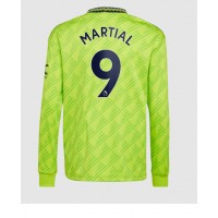 Manchester United Anthony Martial #9 Tredjetrøje 2022-23 Langærmet